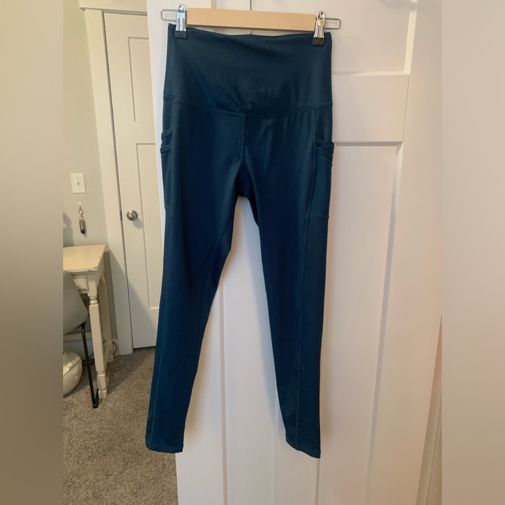 Teal blue women’s leggings